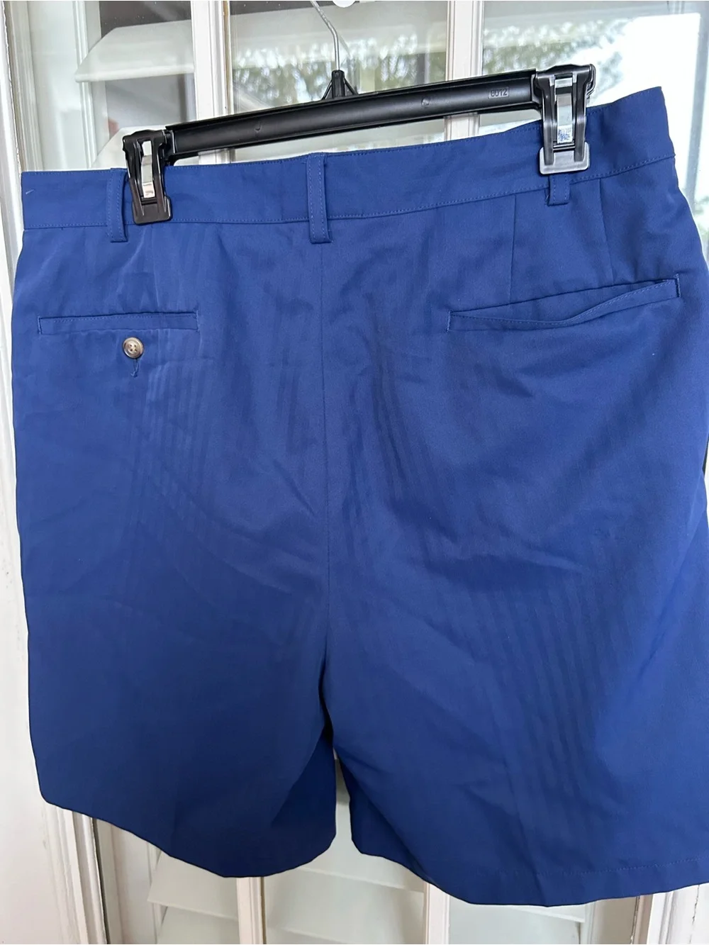 Men's Flat Front Casual Shorts in Royal Blue